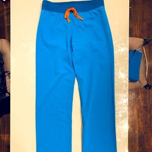 Figs alps blue XS Livingston pants